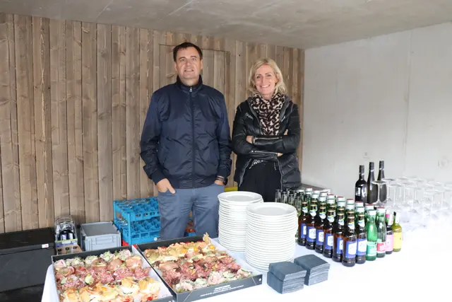 "Grubers Catering" sorgte für die passende Stärkung. | Foto: Christiane Nimpf