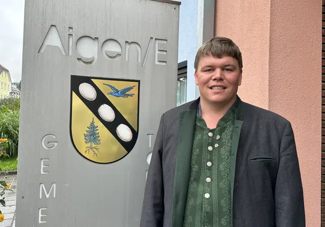 Thomas Klingler ist seit knapp drei Jahren Bürgermeister der Gemeinde Aigen im Ennstal. | Foto: MeinBezirk/Christoph Schneeberger