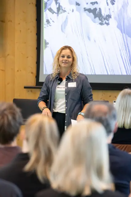Sandra Lahnsteiner-Wagner gibt Einblicke in ihre Doppelrolle als Profi-Sportlerin und erfolgreiche Unternehmerin | Foto: Innovation Salzburg/Benedikt Schemmer