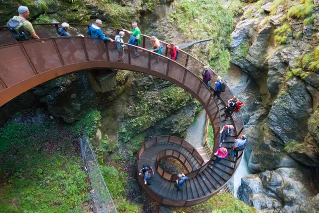 BILD # 2952: WENDELTREPPE HELIX;  Hier findet Ihr meinen Beitrag! LIECHTENSTEINKLAMM | Foto: © by Ing. Günter Kramarcsik