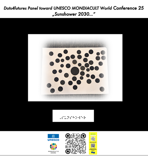 dots4futures Panel toward UNESCO MONDIACULT25 World Conference: Sunshower 2030 ... let´s rain | Foto: Tatjana Christelbauer