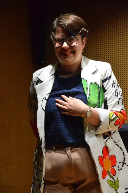 "Die Bacher" hatte die pippige Moderation inne. | Foto: Sabine Schletterer