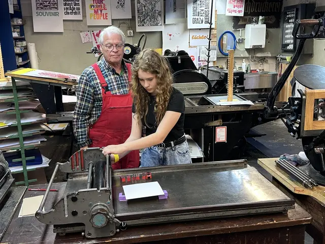 Die Schüler*innen wurden in Handwerks-und Maltechniken unterrichtet. | Foto: MS Egger-Lienz
