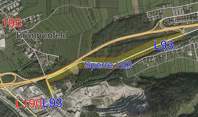 Auf der L93 „Bingser Äule“ kommt es zwischen der Brunnenfeldstraße und der Auffahrt S16 Bings Stallehr rund einen Monat zu Verkehrsbehinderungen. | Foto: Stadt Bludenz