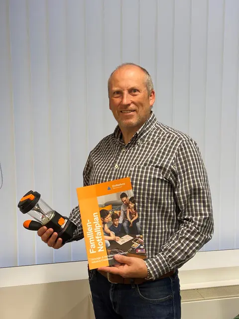 Zivilschutz-Bezirksleiter Valentin Pühringer | Foto: OÖ Zivilschutzverband