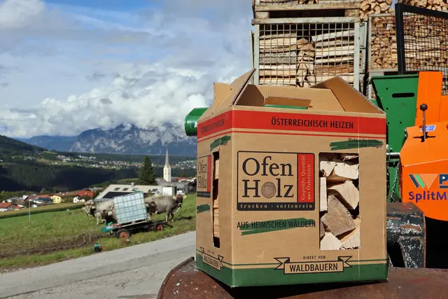 Pro Antrag kann Holz im Wert von 150 Euro bezogen werden, was 15 Kartons à 10 Kilo entspricht.  | Foto: M. Freinhofer