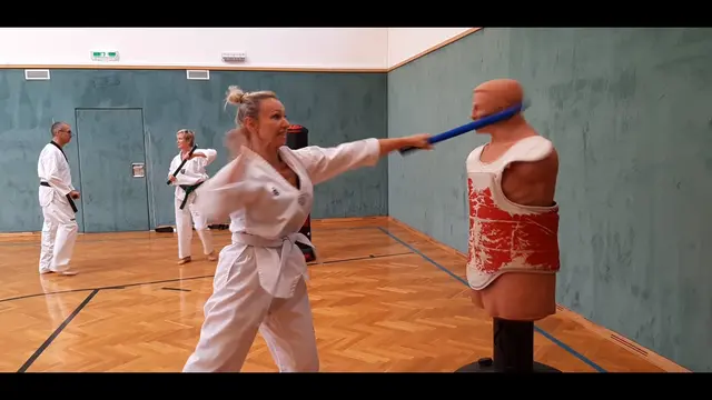 Distanzgefühl mit und ohne Waffe muss trainiert werden | Foto: TKD-DEFENSE-TULLN