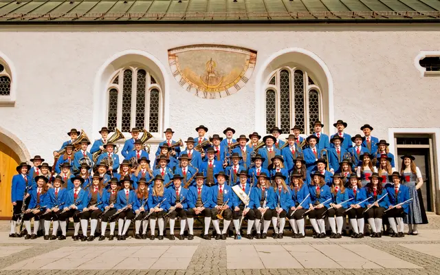 Die Musiker:innen der Bauernkapelle Eberschwang. | Foto: Hamster der Bildermacher