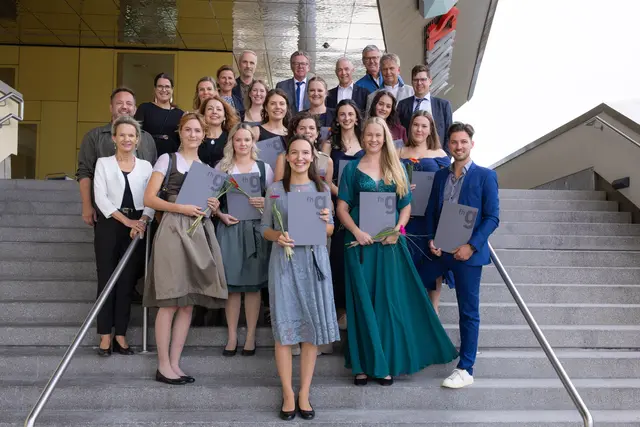 Erflogreicher Abschluss des FH Studiengangs Gesundheits- und Krankenpflege.  | Foto: BZPB/ fhG -Johanna Mair