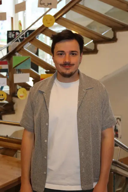 Pädagoge und Mitorganisator Fabian Bouvier.  | Foto: Elisabeth Zangerl