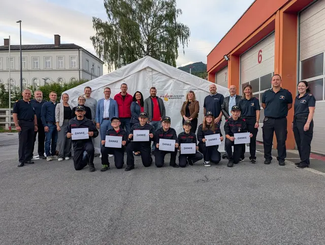 Das neue Jugendzelt beinhaltet Platz für bis zu zwölf Personen. | Foto: FF Mürzzuschlag