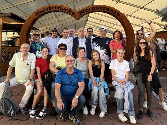Die SPÖ Lindgraben unternahm bei strahlendem Spätsommerwetter einen Ausflug an die südsteirische Weinstraße. | Foto: Michael Hauer