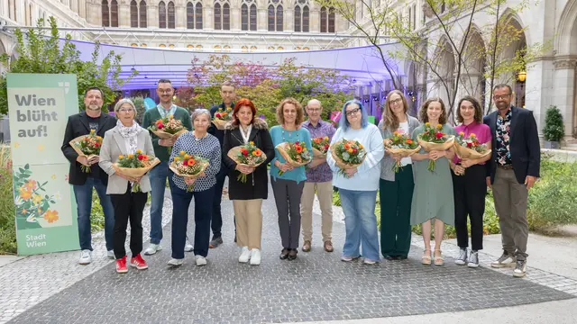Eine Jury wählte zwölf Siegerinnen und Sieger aus. Ausgezeichnet wurde unter anderem das schönste Blumenkisterl im 18. Bezirk. | Foto: Krisztian Juhasz