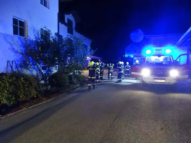 Fünf Feuerwehren wurden alarmiert. | Foto: FF Taiskirchen