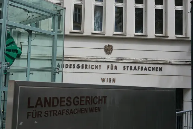 Von den anfänglichen 17 Tatverdächtigen blieben zehn übrig, die sich im Wiener Landesgericht verantworten mussten. | Foto: Ronja Reidinger/MeinBezirk