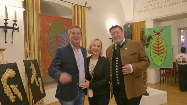 Thomas und Dagmar Schäfauer mit Josef Jury