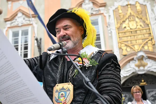 Der "Herold" verkündet die Marktordnung | Foto: Josef Bodner