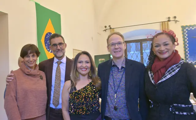 Maria Paula und Eduardo Paes Saboia, Verônica und Reinhard Schell, Valéria Espinhara