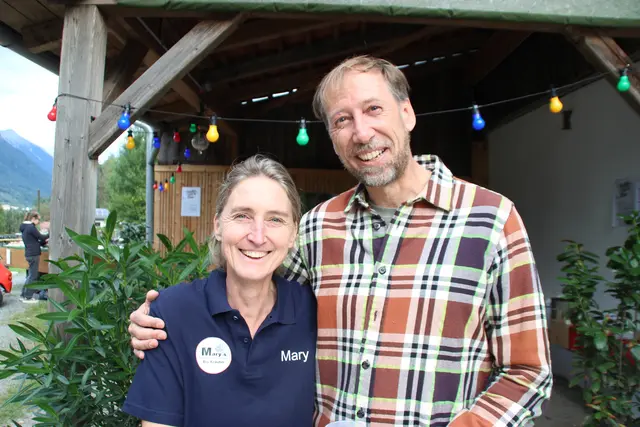 Mary Hacket und Obmann von „Kematenkultur“, Markus Scheiber freuten sich über den Festerfolg. | Foto: Manfred Jordan