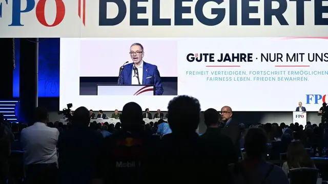 Am Samstag stand die Wiederwahl Kickls als Obmann an. | Foto: Helmut Fohringer / APA / picturedesk.com