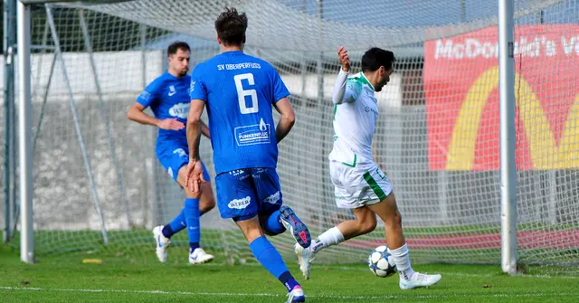 Verwirrung in der Oberperfer Abwehr - Ömer Köken hatte beim 3:0 für keine Mühe. | Foto: Hassl