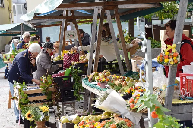Ernte- und Bauermarkt am 4. Oktober 2025 in Altmünster. | Foto: Marktgemeinde Altmünster