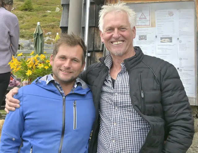 Sohn und Vater: Andi und Hubert Brandstätter