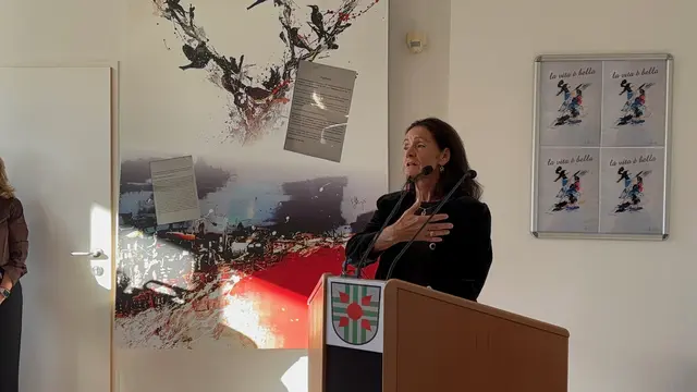 Die Ehefrau des Künstlers gab bewegende Einblicke in ihr Leben mit Sigi Kulterer. | Foto: MeinBezirk.at