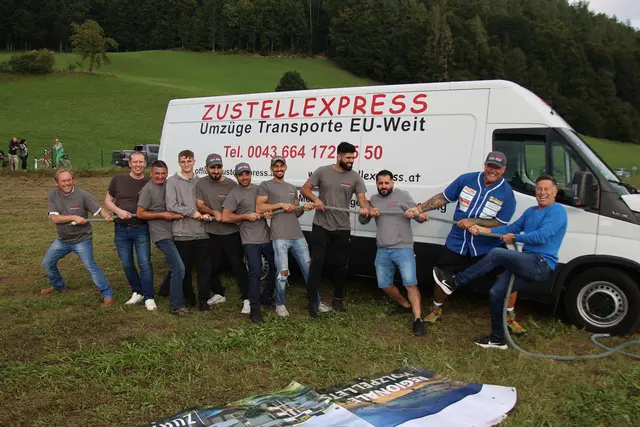 Alle Beteiligten freute sich über den sensationellen Weltrekord.