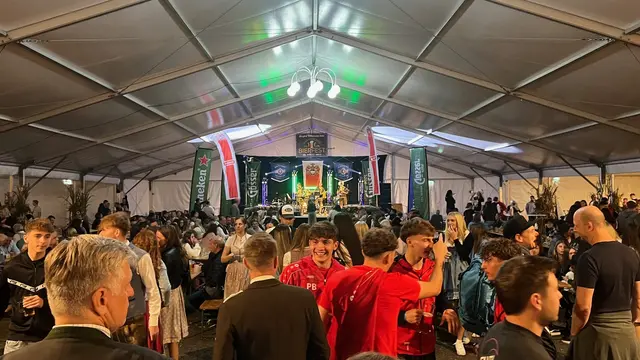 Das Festzelt war beim 10. Bierfest in Bärnbach wieder voll. | Foto: Stadtgemeinde Bärnbach