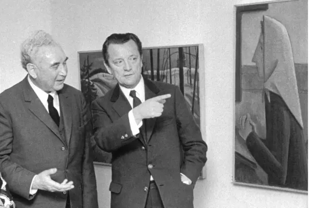 Werner Berg, Hans Sima im Werner Berg Museum | Foto: Künstlerischer Nachlass Werner Berg