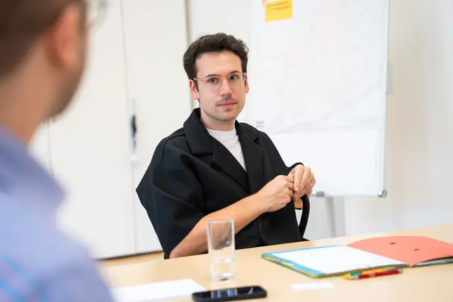 Bezirksvorsteher Michael Luxenberger (Grüne). | Foto: Valentina Marilenić/MeinBezirk