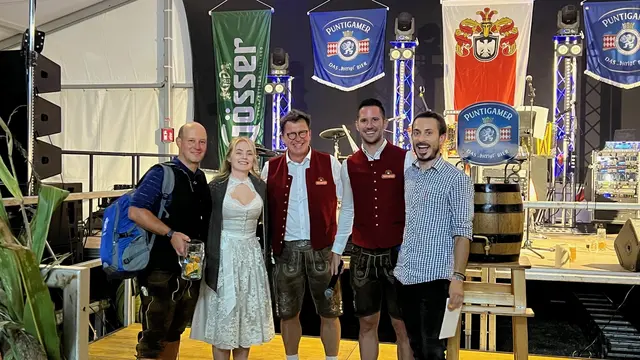 Kulturstadtrat Andreas Albrecher (m.) half bei der Organisation mit. | Foto: Stadtgemeinde Bärnbach