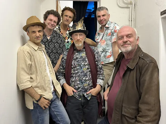 Big Bayou und Obmann und künstlerischer Leiter der Bühne Purkersdorf Karl Takats  | Foto: Franziska Führer