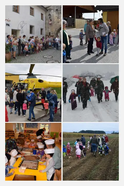 Im Rahmen der mehrjährigen Zusammenarbeit haben die junge und ältere Generation viel voneinander und miteinander gelernt.  | Foto: Kita Sternenglück