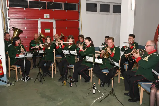Das Blasorchesters Waidhofen/Thaya begleitete den Festakt. | Foto: FF Waidhofen/Thaya