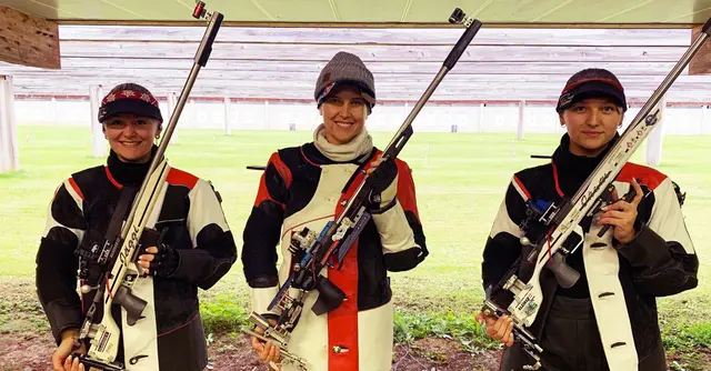 Rebecca Köck holte Gold im 3x20 Dreistellungskampf bei der Rifle Trophy 2025 in Volmerange Les Mines | Foto: Achim Veelmann / ÖSB