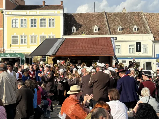 Die Musikkapelle Obermarkersdorf sorgte für tolle Stimmung. | Foto: Alexandra Goll/Herbert Schleich