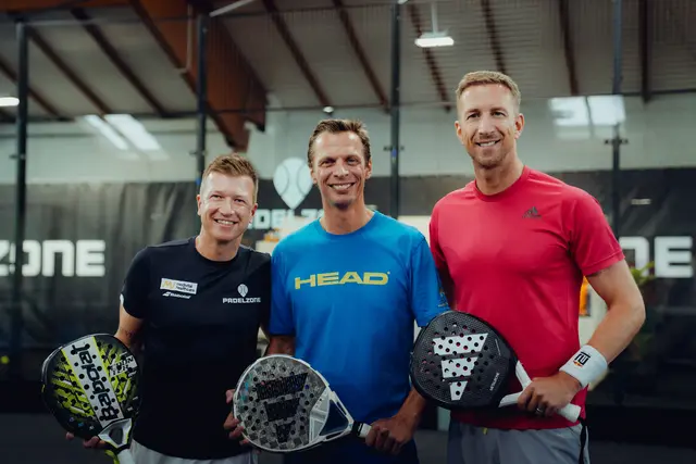Nationalteamspieler und Staatsmeister Rainhard Boisits, Klaus Eckel und Marc Janko. | Foto: Florian Doppler