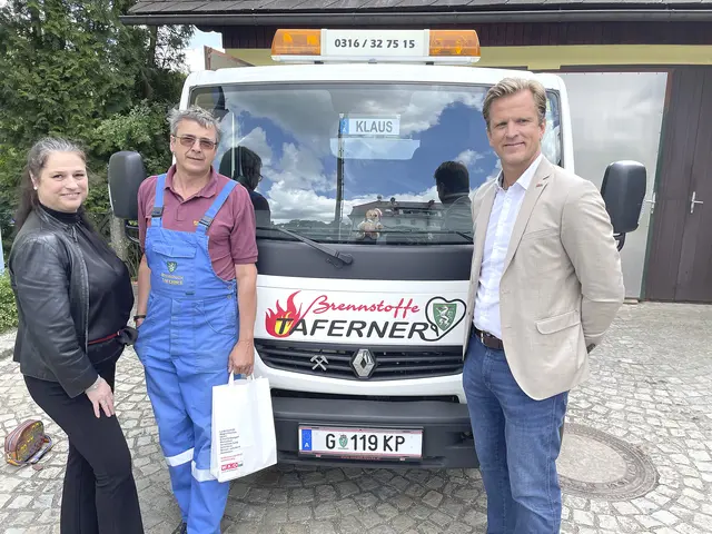 Klaus Taferner sprach 2024 mit Vertretern der Wirtschaftskammer über die Wirtschaftslage im Bezirk Mariatrost.
| Foto: MeinBezirk