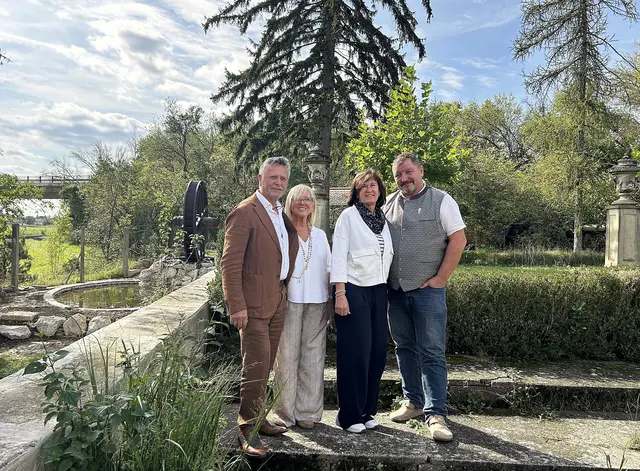 Aleksander und Irena Kordyka und Christine und Josef Kohzina.
| Foto: Privat