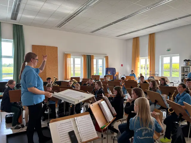 Erste gemeinsame Probe nach der Sommerpause | Foto: Jugendorchester Dobersberg
