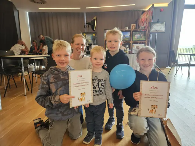 Johan, Carina, Oskar, Leo und Nora Wurz | Foto: Glösl