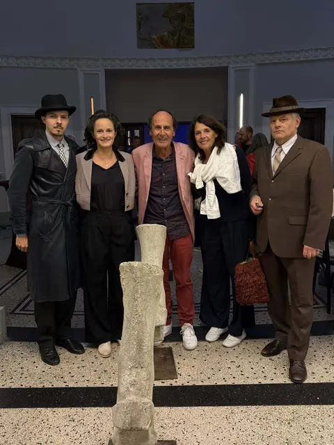 Christof Wrussnig, Valerie Anna Gruber, Manfred Bockelmann mit Gattin Maria, Alfred Aichholzer. | Foto: Angelika Komposch