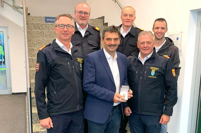 Martin Boyer, Manfred Damberger, Christian Zotter, Kurt Liball, Dietmar Fahrafellner und Stefan Mayer (v.l.) | Foto: TE Connectivity