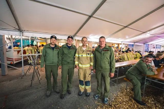 Das Kommando der FF St. Jodok-Vals rund um Kdt. Hannes Jenewein | Foto: Pernsteiner