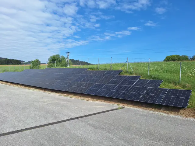 Die Photovoltaik-Anlage der St. Oswalder Kläranlage. | Foto: Gemeinde St. Oswald