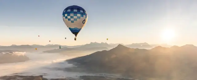 Der 36. Internationale Libro Ballon Cup begeisterte mit bunten Ballonen und stimmungsvollen Highlights. | Foto: TVB Kitzbüheler Alpen-Brixental/Lisa Lederer