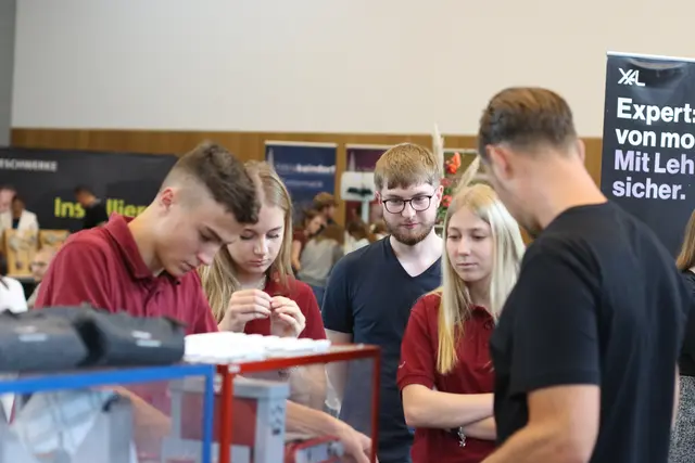 Bei der Berufsmesse der Mittelschule Wildon stellten sich 21 Betriebe vor. | Foto: MS Wildon