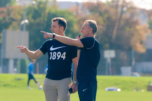 Ivanschitz (l.) und Kleer (r.) glauben weiterhin an den Aufstieg. | Foto: First-Vienna-FC-1894